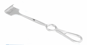 Afastador Volkmann 8 Dentes Fino 220mm