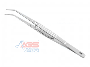 PINÇA ENDODONTIA P/ CONE OU PIVO C/ TRAVA 150MM