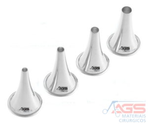 ESPECULO AURICULAR POLITZER 3MM - 4,5MM - 5,5MM - 6,5MM