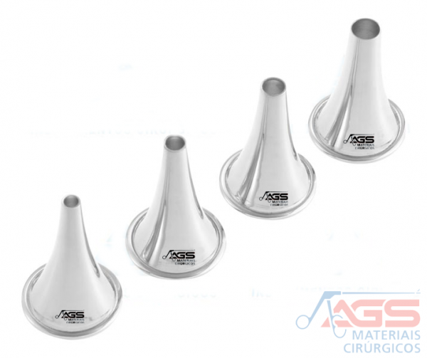 ESPECULO AURICULAR POLITZER 3MM - 4,5MM - 5,5MM - 6,5MM