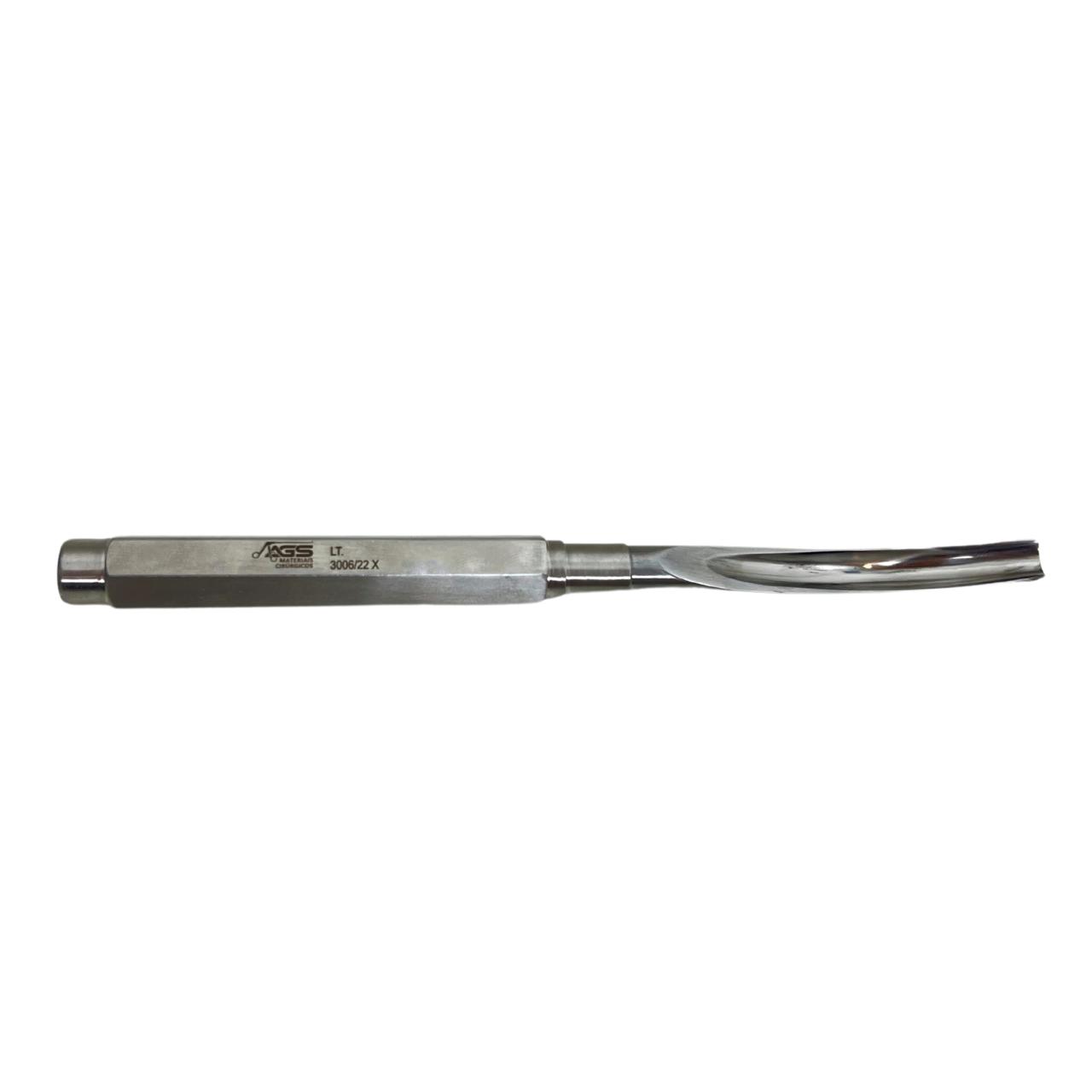 OSTEOTOMO STILLE GOIVO CURVO 200MM X 10MM