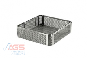 CESTO DE CHAPA PERFURADA 245X255X30MM