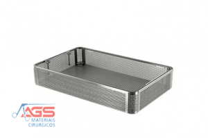 CESTO DE CHAPA PERFURADA 350X255X100MM