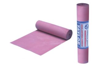 Faixa de Esmarch de Borracha - TAYLOR 20cm x 2mt c/ ESPESSURA DE 0,45mm em borracha rosa | Rolo