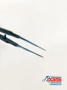 MICRO PINÇA COM DENTE RETO 125MM