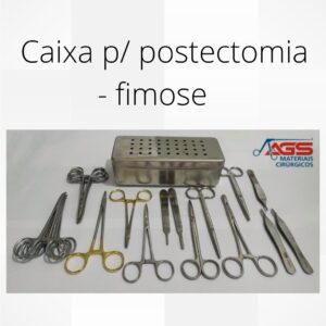 CAIXA P/ POSTECTOMIA - FIMOSE