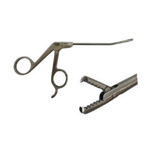 PINÇA GRASPER CURVA P/ CIMA C/ DENTE