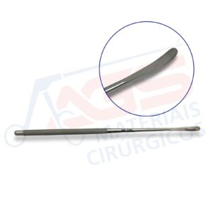 DESCOLADOR PENFIELD PONTA CURVA SUAVE CEGA 197MM Nº4