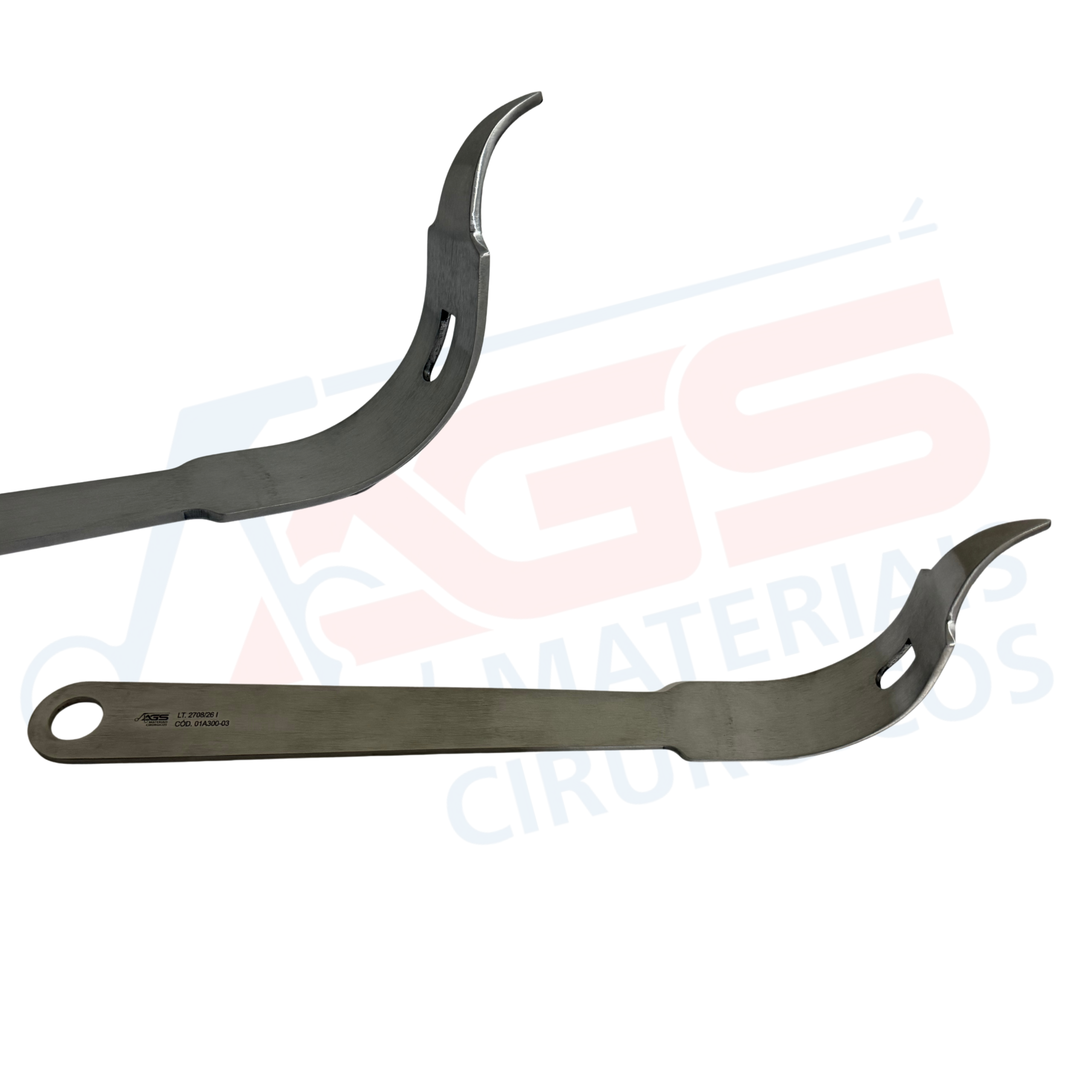 AFASTADOR HOHMANN CURVO 280 X 30MM N°502 C/FURO